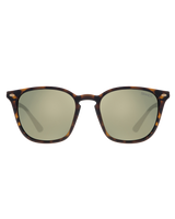 The Sinner Sunglasses Dagmar Sunglasses in Yellow Tortoise & Green Gold Mirror