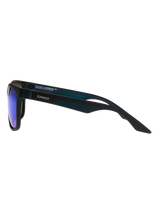 Rockford Sunglasses in Matte Black & Icy Blue Oil