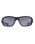 The Sinner Sunglasses Ros X Sunglasses in Black & Smoke Flash Mirror