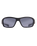 The Sinner Sunglasses Ros X Sunglasses in Black & Smoke Flash Mirror