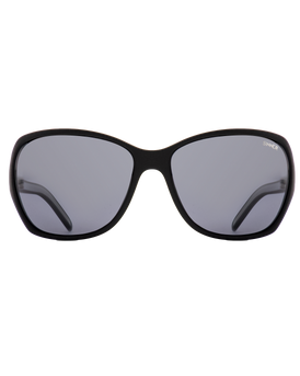The Sinner Sunglasses Chrissy Sunglasses in Matte Black & Smoke