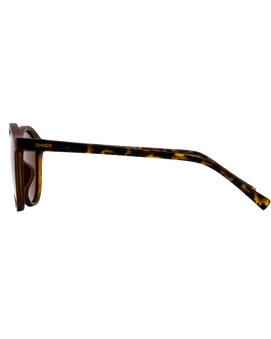 The Sinner Sunglasses Mono Sunglasses in Cry Yellow Tort & Brown Gold Mirror