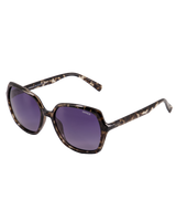 The Sinner Sunglasses Montara Polarised Sunglasses in Shiny Black Grey Tortoise & Gradient Smoke