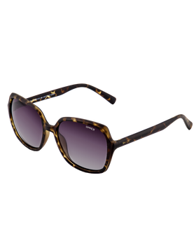 The Sinner Sunglasses Montara Polarised Sunglasses in Matte Dual Olive Tortoise & Gradient Green
