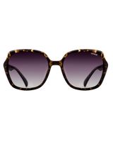 The Sinner Sunglasses Montara Polarised Sunglasses in Matte Dual Olive Tortoise & Gradient Green