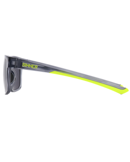 The Sinner Sunglasses Spike Sunglasses in Grey, Yellow & Smoke Flash Mirror