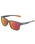 The Sinner Sunglasses Knoll Polarised Sunglasses in Matte Dark Grey & Orange Red Oil
