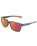 The Sinner Sunglasses Knoll Polarised Sunglasses in Matte Dark Grey & Orange Red Oil