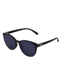 The Sinner Sunglasses Kyoto Polarised Sunglasses in Shiny Black & Smoke