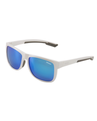 The Sinner Sunglasses Totai Sunglasses in Shiny White, Matte Grey & Sintec Smoke Ice Blue