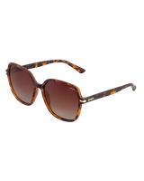 Barfleur Sunglasses in Tortoise Brown & Gradient Brown