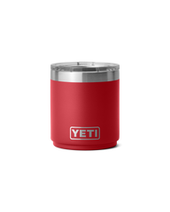 The Yeti Rambler 10oz Lowball 2.0 in Rescue Red