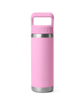 The Yeti Rambler 18oz Straw Bottle in Pink