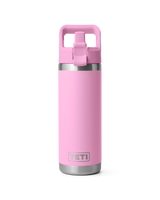 The Yeti Rambler 18oz Straw Bottle in Pink