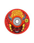Stranger Things Hellfire Culb Light Ups 66mm Skateboard Wheels in Red