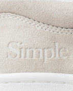 The Simple Mens OS Standard Issue Suede Shoes in Oatmeal
