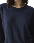 The American Vintage Womens Sonoma Sweatshirt in Navy Blue Vintage