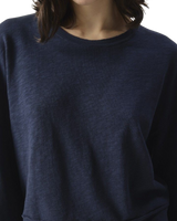 The American Vintage Womens Sonoma Sweatshirt in Navy Blue Vintage