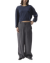 The American Vintage Womens Sonoma Sweatshirt in Navy Blue Vintage