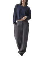 The American Vintage Womens Sonoma Sweatshirt in Navy Blue Vintage
