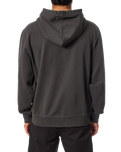 Sunset Embroided Zip Hoodie in Black Wash