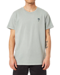 Crawford Embroided T-Shirt in Aloe