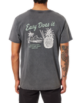 Pina T-Shirt in Black Sand Wash