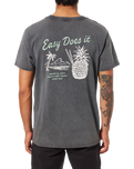 Pina T-Shirt in Black Sand Wash