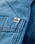 Lucia Denim Sherpa Bomber Jacket in Denim Blue