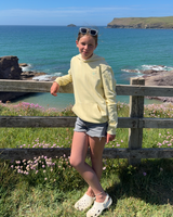 The ACS Clothing Girls Girls Beach Club Hoodie in Butter