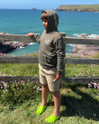 The ACS Clothing Boys Boys Bolt Hole Hoodie in Khaki