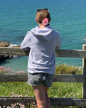The ACS Clothing Girls Girls Daisy Chain Hoodie in Lavender