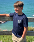 The ACS Clothing Boys Boys Bolt Hole T-Shirt in Dark Navy