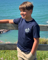 The ACS Clothing Boys Boys Bolt Hole T-Shirt in Dark Navy