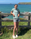 The ACS Clothing Boys Boys Cornwall Palm T-Shirt in Aloe