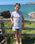 The ACS Clothing Girls Girls Cornwall Palm T-Shirt in Lavender