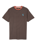 Mini Hand Stripe T-Shirt in Black Stone Stripe