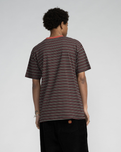 Mini Hand Stripe T-Shirt in Black Stone Stripe