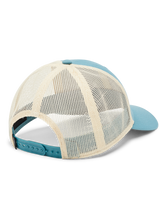 The Cotopaxi Mens Cotopaxi Trucker Cap in Blue Spruce