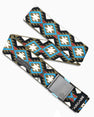 The Arcade Vernan Kee Twilight A2 Stretch Belt in Oat & Turquoise