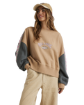 The Billabong Womens The Way Back Sweatshirt in Multi
