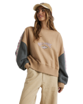 The Billabong Womens The Way Back Sweatshirt in Multi