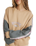 The Billabong Womens The Way Back Sweatshirt in Multi