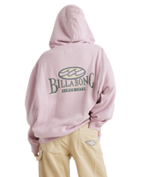 The Billabong Womens Beach Tour Hoodie in Chalk Pink