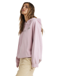The Billabong Womens Beach Tour Hoodie in Chalk Pink