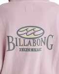 The Billabong Womens Beach Tour Hoodie in Chalk Pink