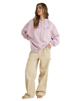 The Billabong Womens Beach Tour Hoodie in Chalk Pink