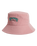 The Billabong Womens Set The Wave Bucket Hat in Chalk Pink