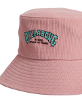 The Billabong Womens Set The Wave Bucket Hat in Chalk Pink