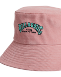 The Billabong Womens Set The Wave Bucket Hat in Chalk Pink